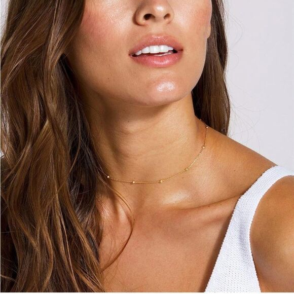 Gold 14k Gold Plated 3pc Butterfly Charm Chain Necklace Set - Picture 5 of 5